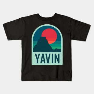 Yavin - Geometric and minimalist series Kids T-Shirt